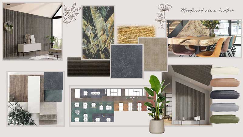 Werkplek moodboard